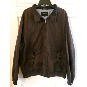 Banana Republic Brown Zip-Up Jacket - Size XL